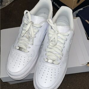 Nike White Low-Top Sneakers